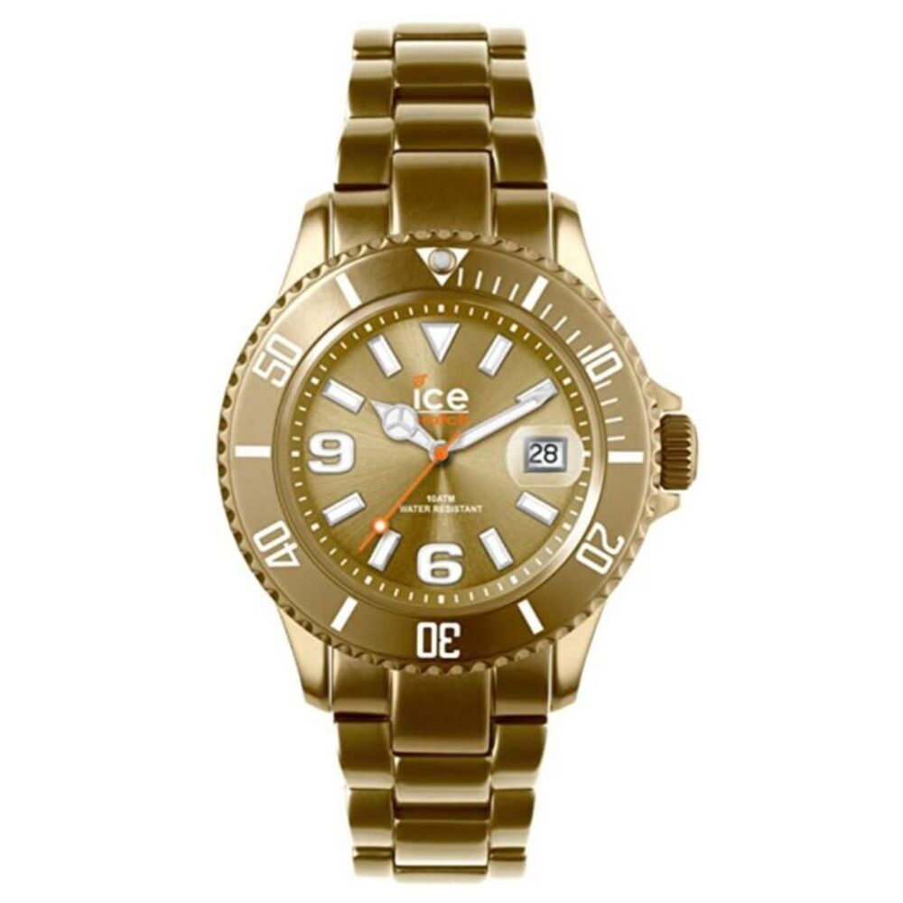 Ice Watch Men's Alu Gold Dial Watch - AL.GD.U.A.12